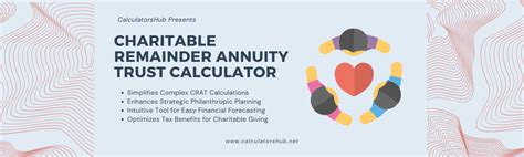 charitable trust calculator|Charitable Remainder Unitrust Calculator .
